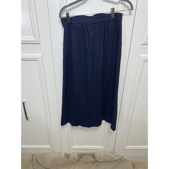 Vintage JBJ Sportswear Women's Navy Midi Skirt‎ Size 8 Lined Casual - Picture 7 of 8